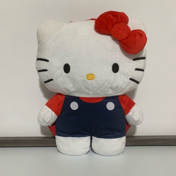 Sanrio Hello Kitty 14” Soft Plush Doll Backpack - Picture 1 of 6